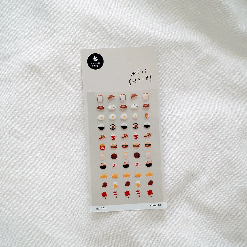 Suatelier Sticker Sheet - miniseries - food.01