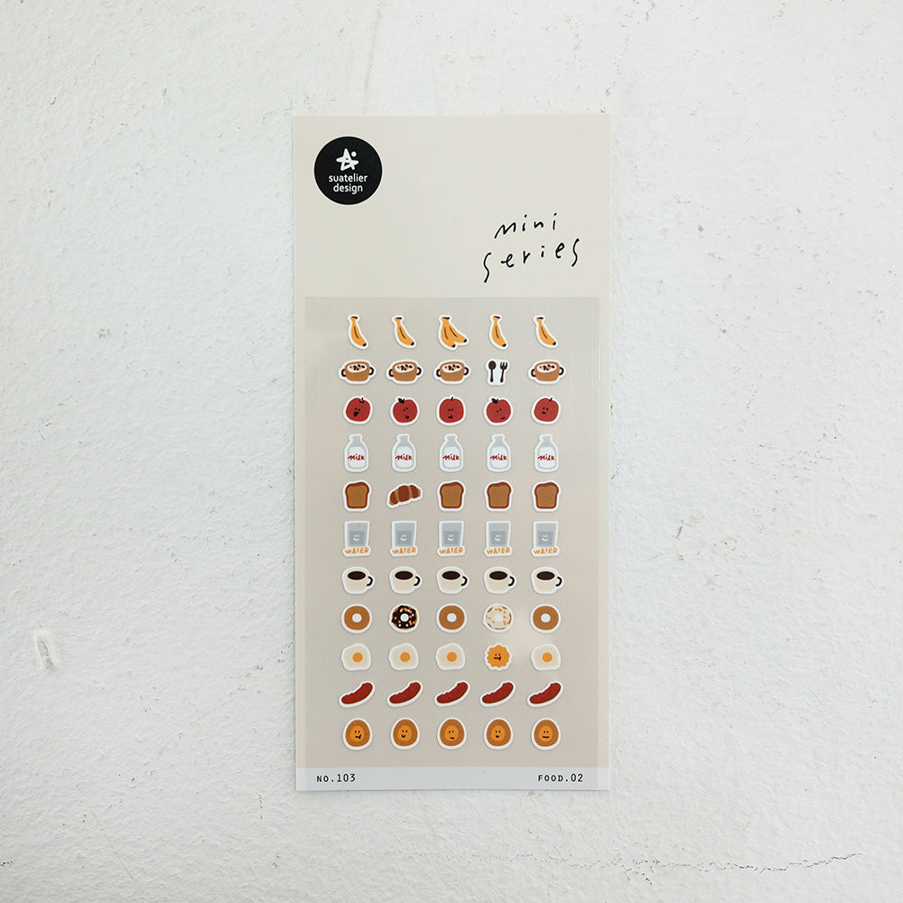 Suatelier Sticker Sheet - miniseries - food.03