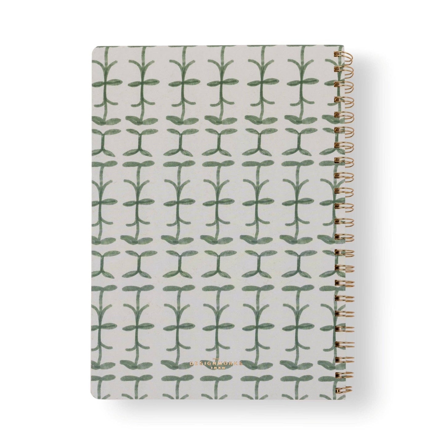 Tulip A4 Twin Wire Notebook - Green Vine