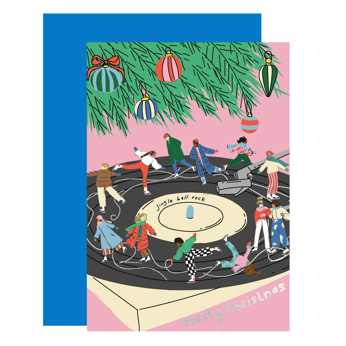 Christmas 2025 card ‘Jingle Bell Rock’ -greeting card