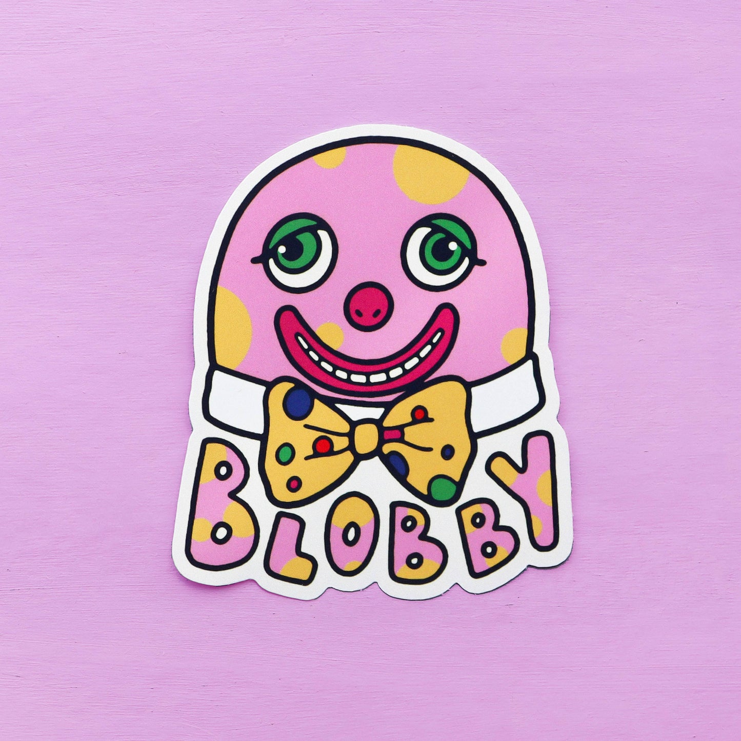 Blobby Vinyl Sticker | Glossy Laptop Sticker