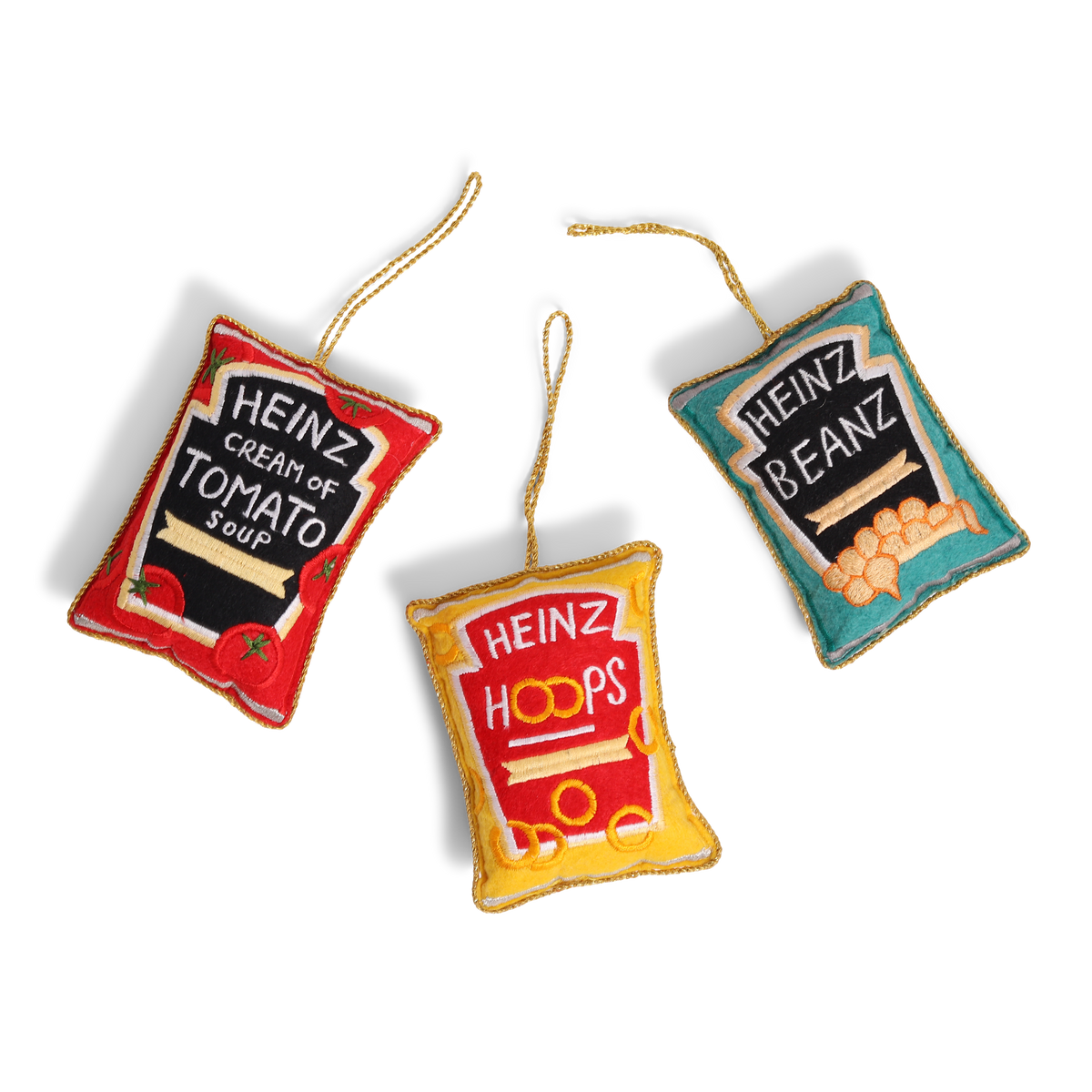 Heinz Soup Embroidered Decoration, 10cm