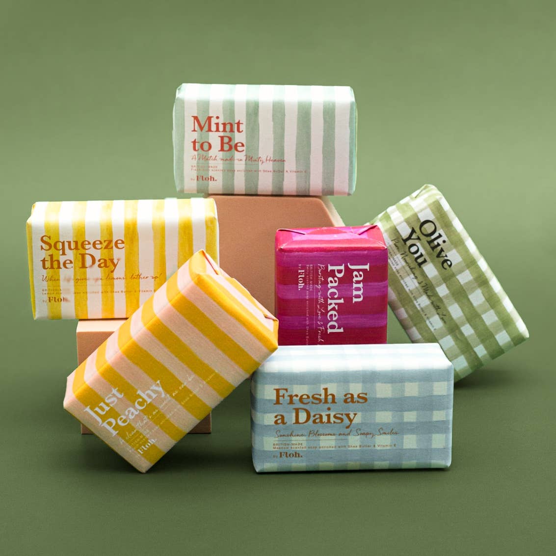 Olive You Soap (Gingham)