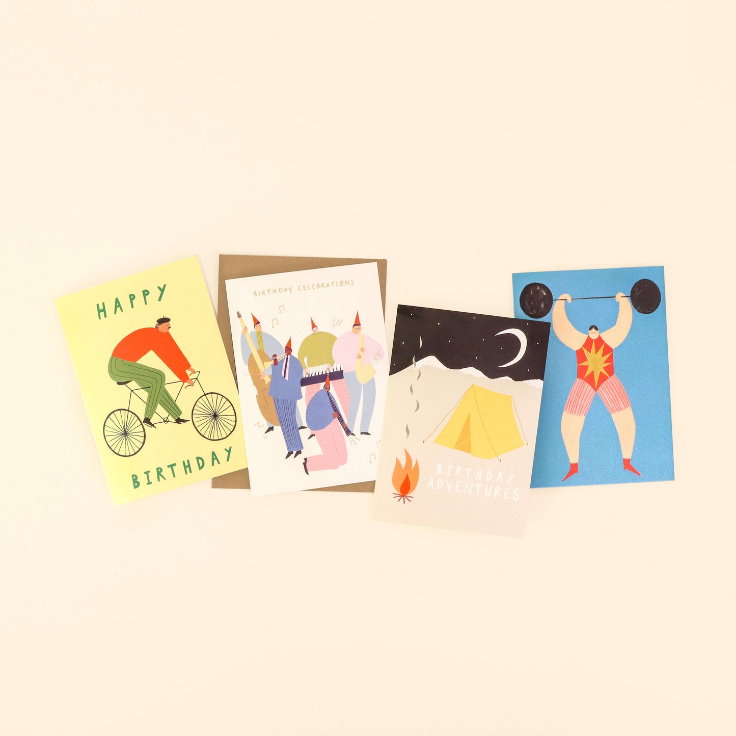Cyclist Happy Birthday Card | Man's Birthday Card | Bicycle