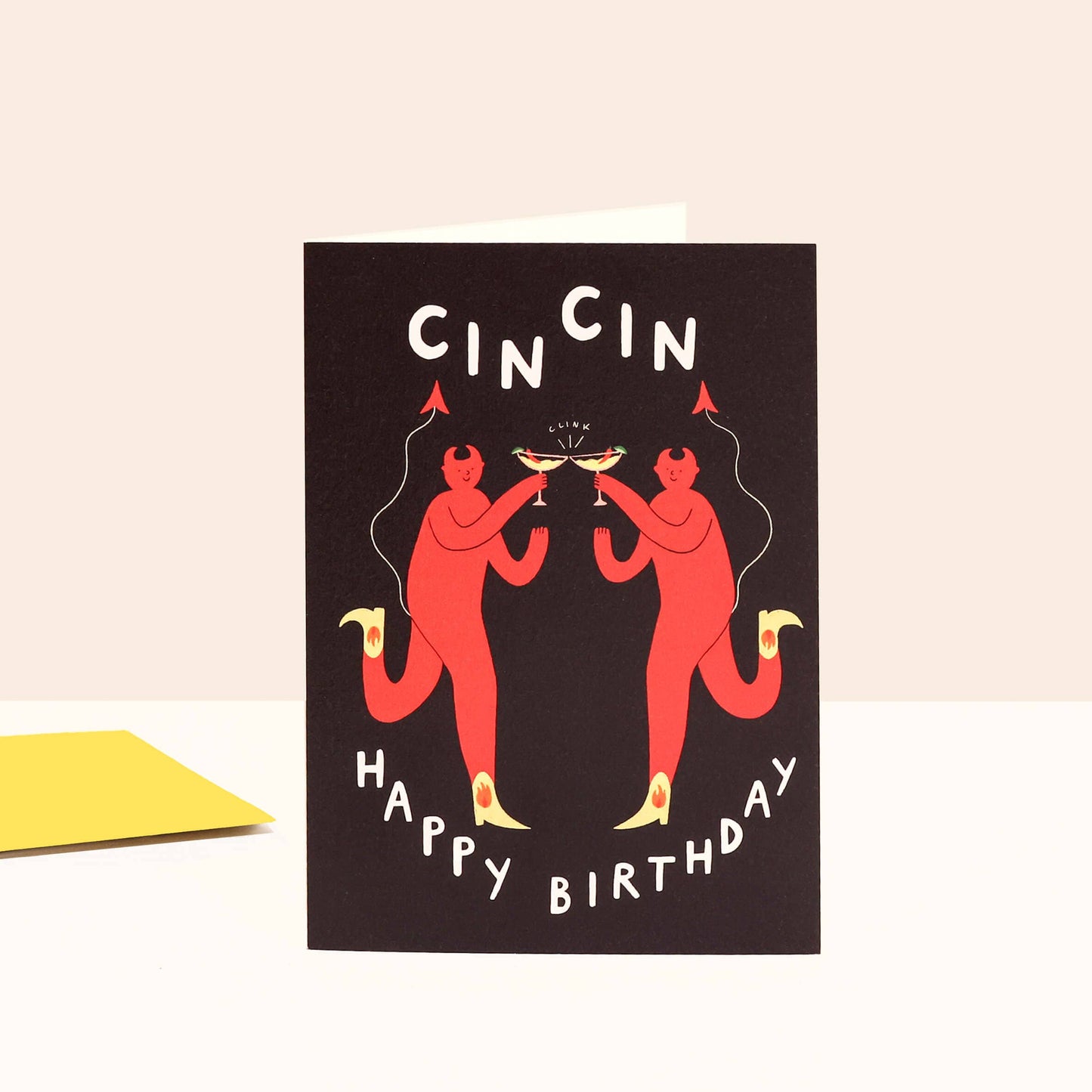 Cin Cin Cocktail Birthday Card | Margarita Card | Devils