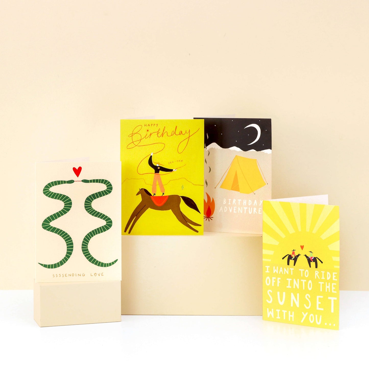 Yee-Haw Cowboy Birthday Card | Cowgirl | Happy Birthday