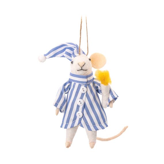 Bedtime Mouse Felt Decoration