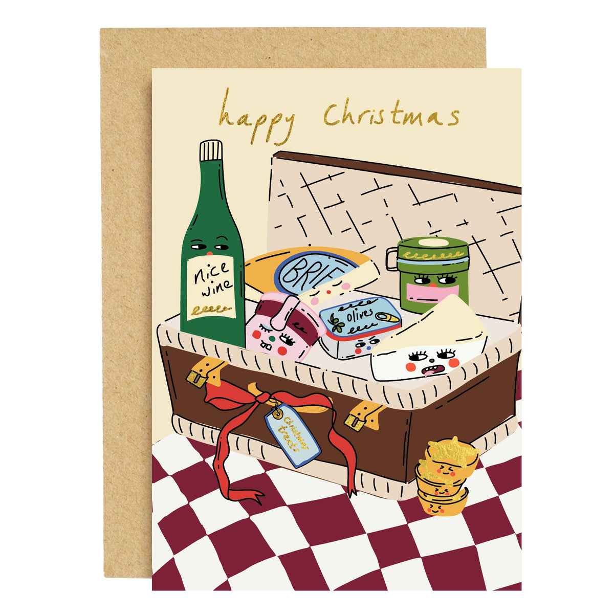 Christmas card 2026 - ‘Christmas hamper' xmas card