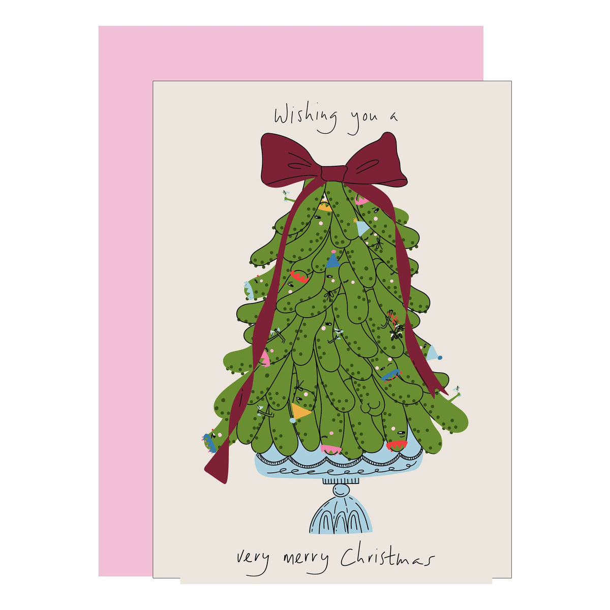 Gherkin Christmas tree, Christmas card 2026