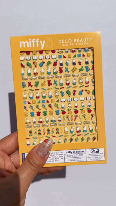 Nail Art Stickers - MIFFY AT SCHOOL