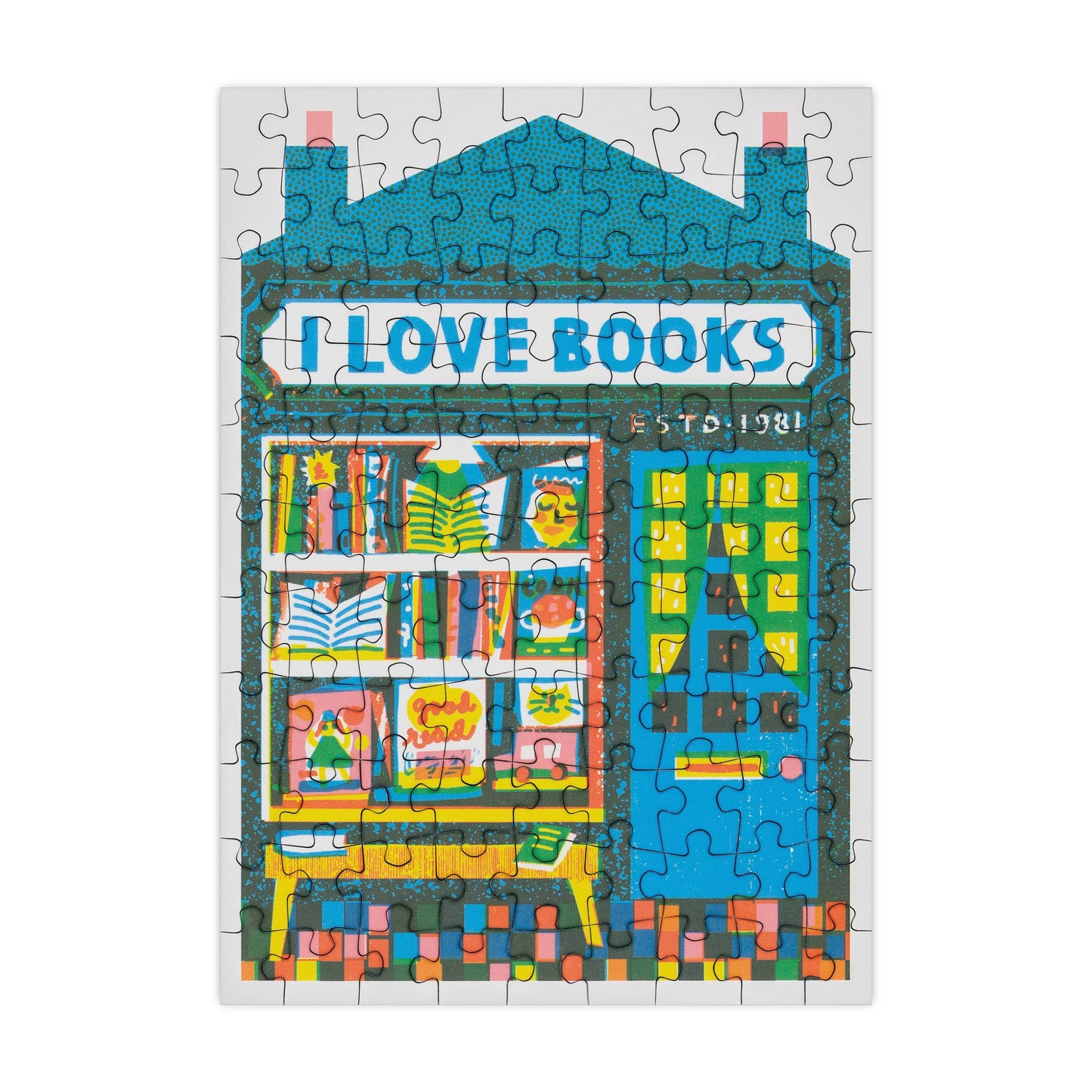 Book Shop - 99 Piece Mini Jigsaw Puzzle