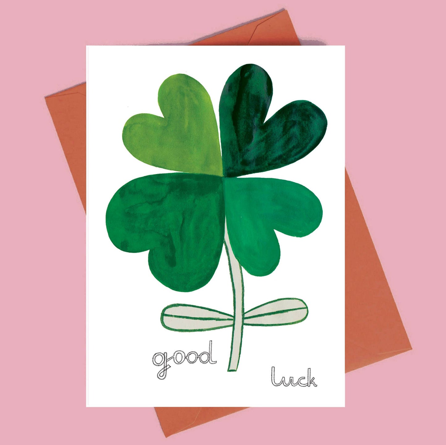 GOOD LUCK card