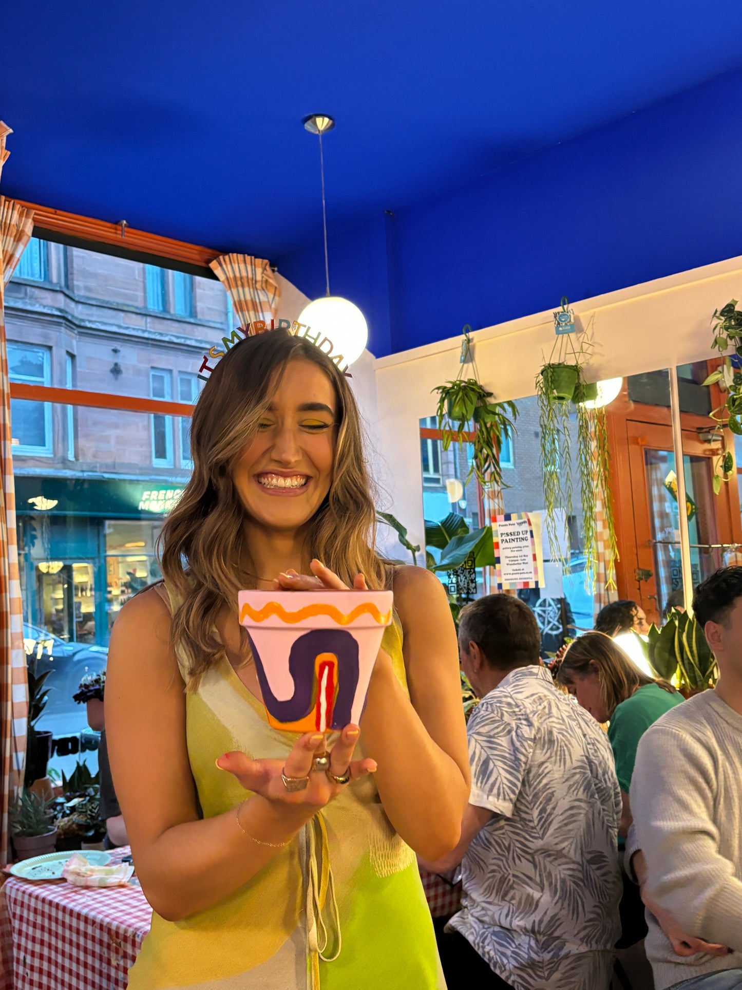 Plant Pot Painting + House Plant Included - Saturday 14th February - 6pm - 8pm