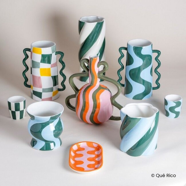 Camilo - Amor Del Color Plant Pot Blue Green Flump