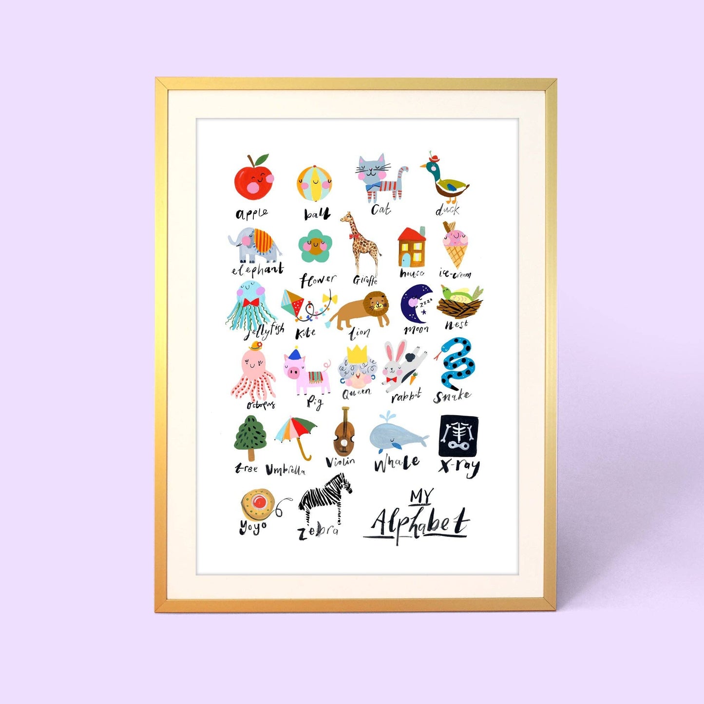My Animal Alphabet Print