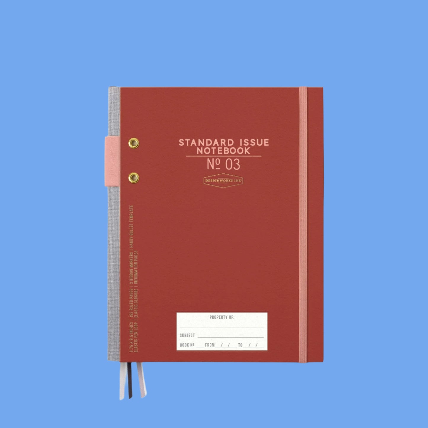 Standard Issue Notebook Journal - Rosewood & Blush