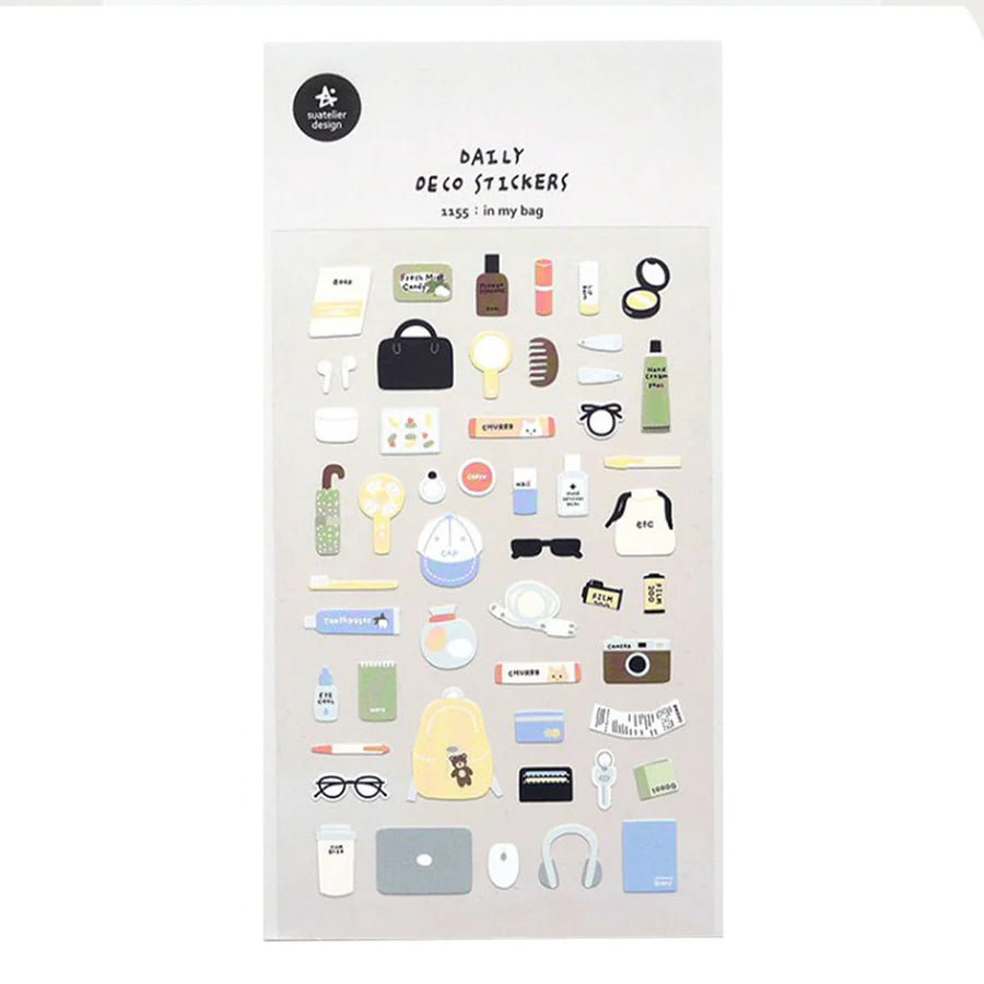 Suatelier Sticker Sheet - in my bag