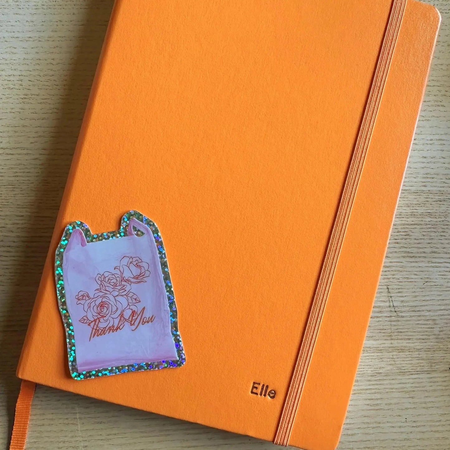 Thank you NYC Bag Glitter Sticker