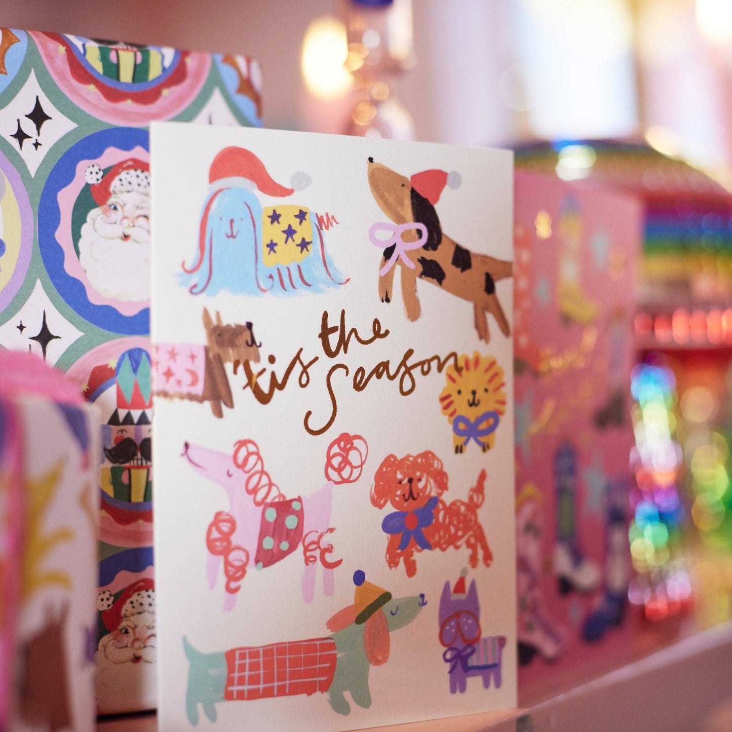 Tis' The Season Dogs Card