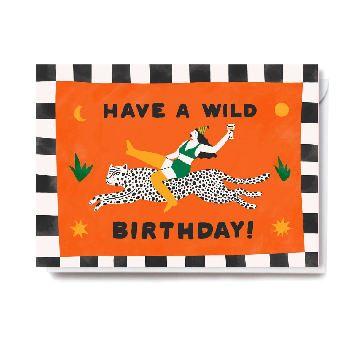 WILD BIRTHDAY Card: 11.4 x 16.2cm