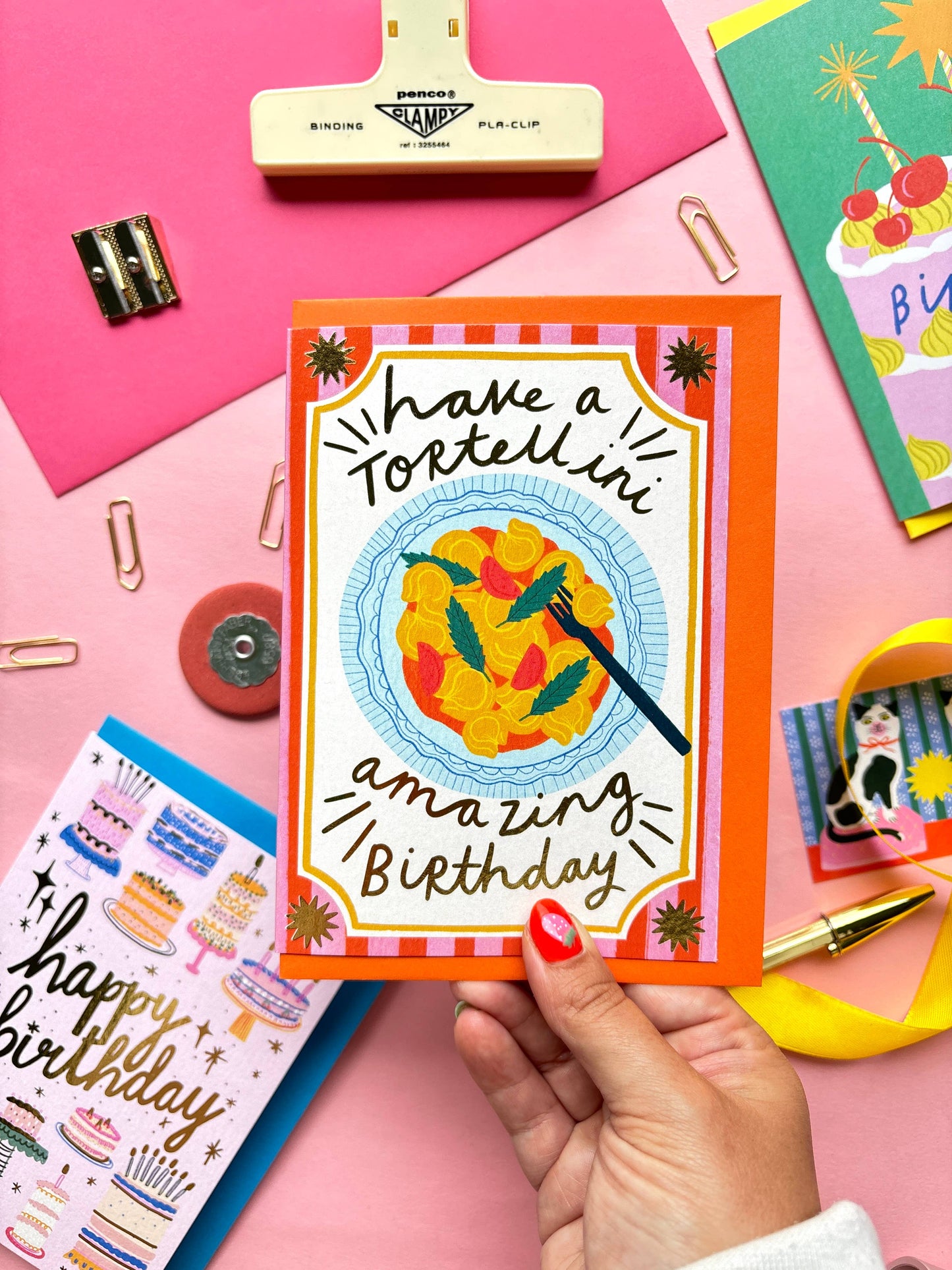 Have a Tortellini Amazing Birthday Card | Pasta lover Foodie