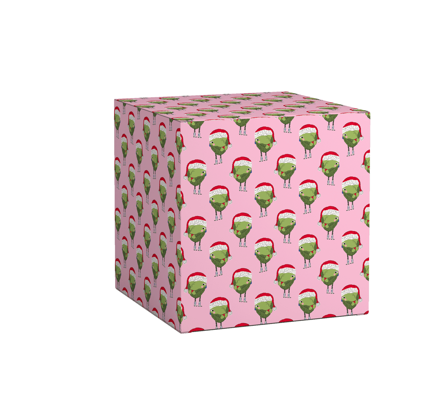 Naughty Sprout Christmas wrapping paper