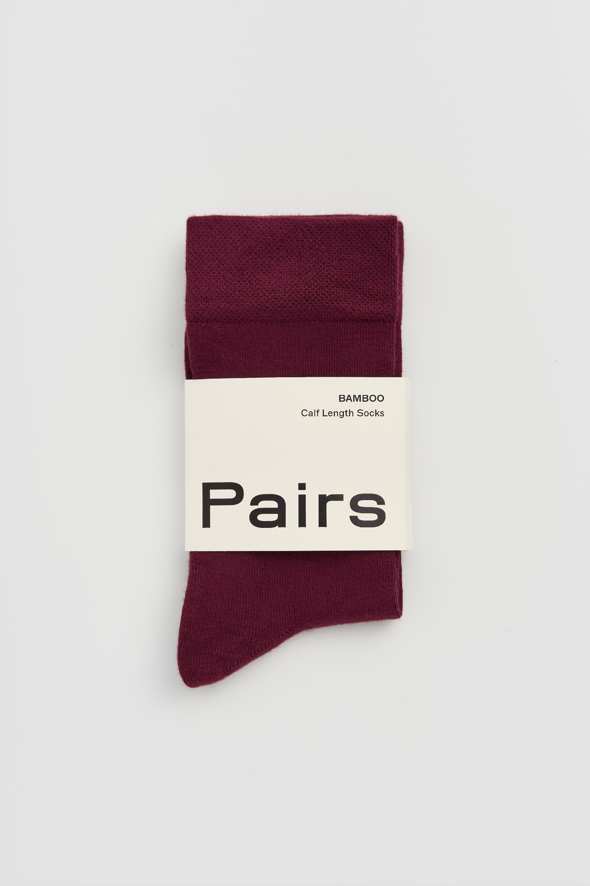 Pairs - Dark Plum Bamboo Socks