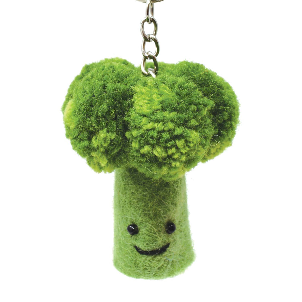 Felt Keychain - Broccoli Felt Keyring