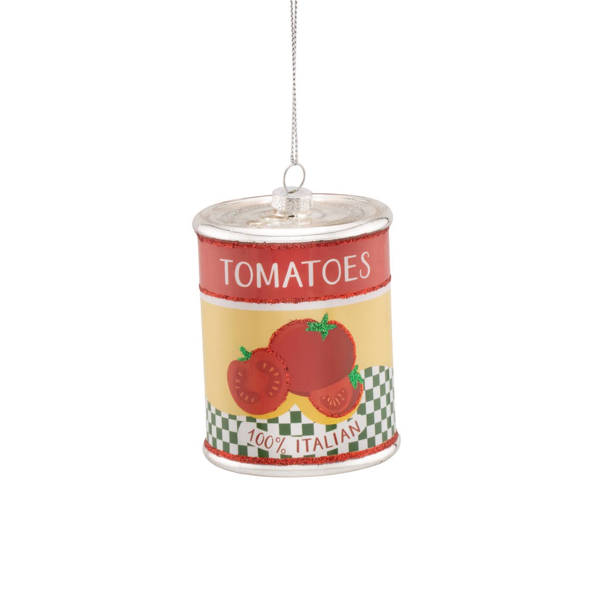 Can of Tomatoes Shaped Bauble