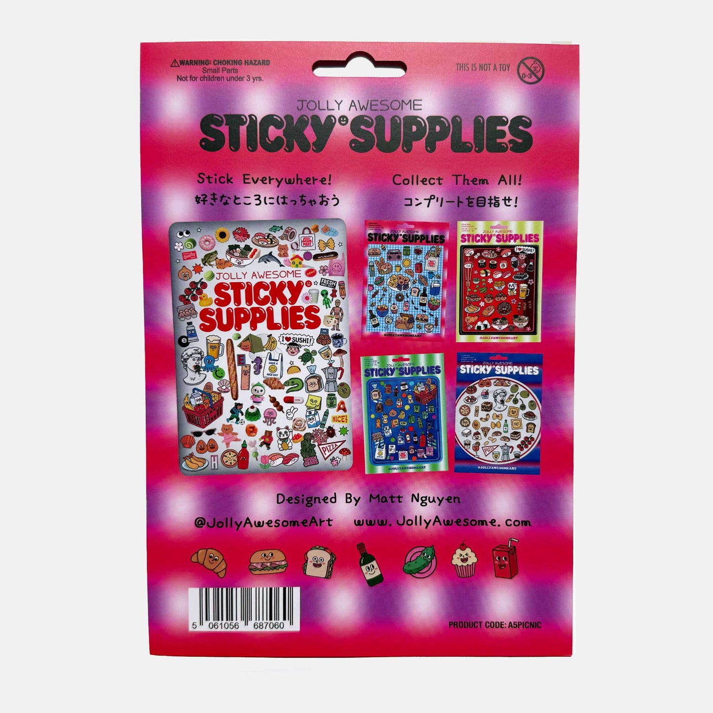 RANSOM LETTERS A5 STICKER SHEET
