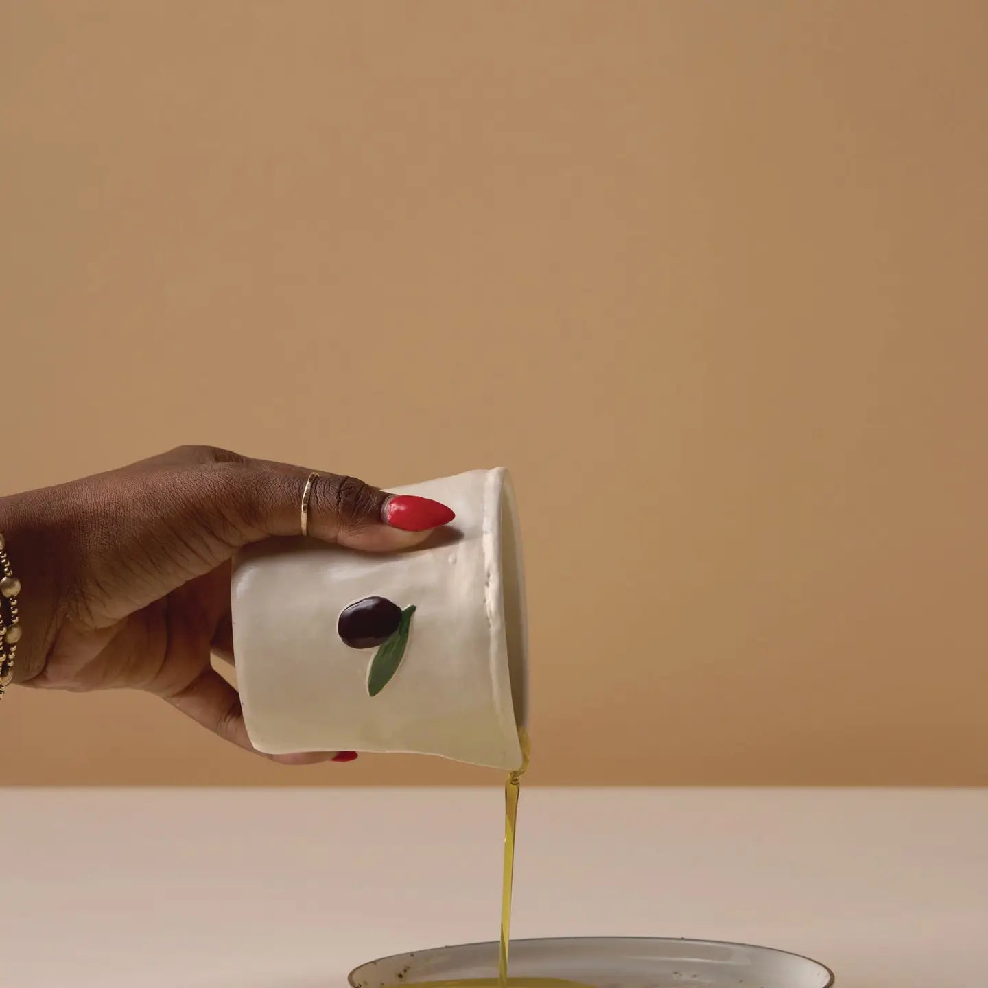 Paddywax Bistro Olive Ceramic Candle - Fig Olive