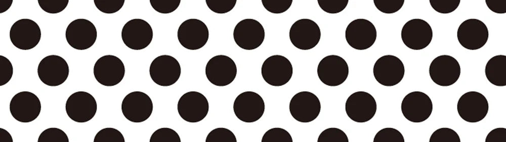 Mt Japanese Masking Tape Mt 1P Deco - Black Polka Dot Washi