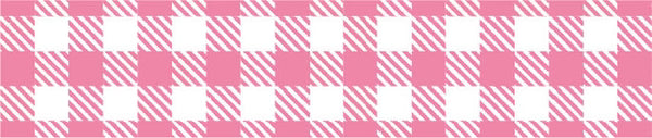 Mt Japanese Masking Tape Mt 1P Deco - Stripe Checkered Pink Washi