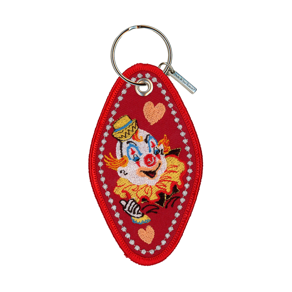 Love Fool Embroidered Keychain
