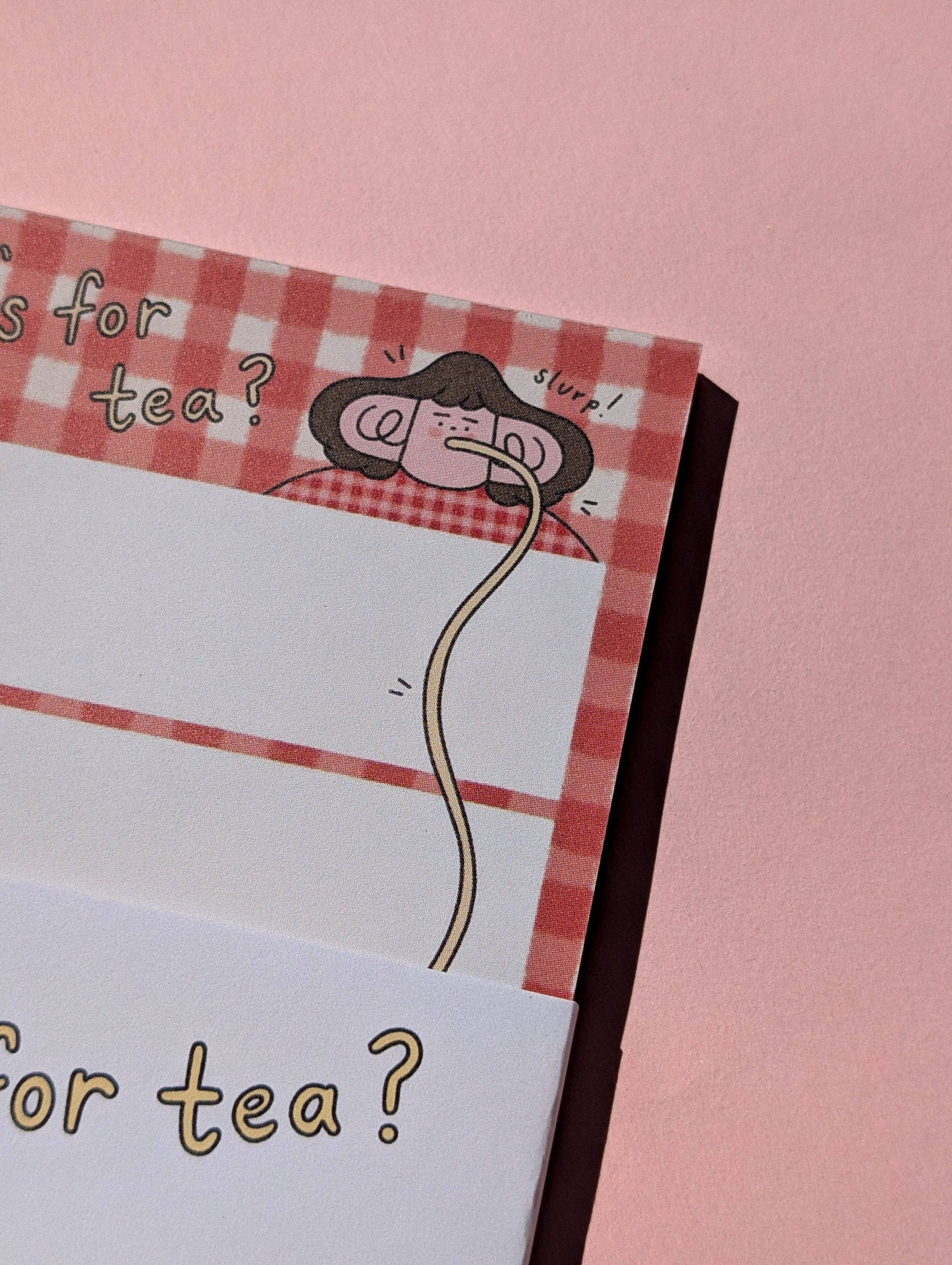 What's for Tea? Illustrated Note Pad