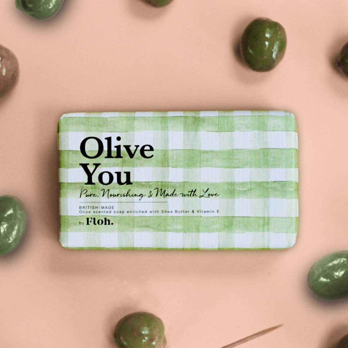 Olive You Soap (Gingham)