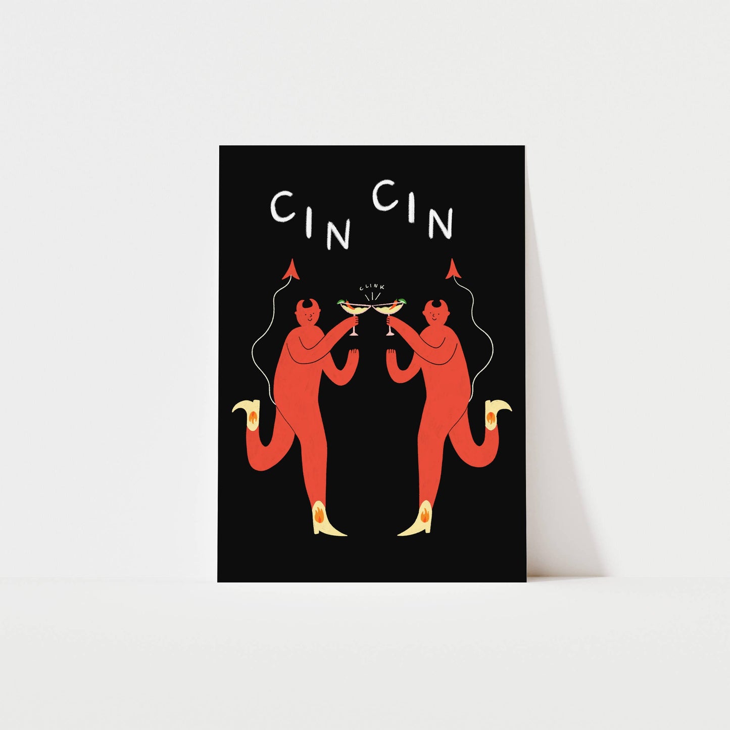 Devil Spicy Margherita Art Print | Cocktail Print | Cin Cin: A5