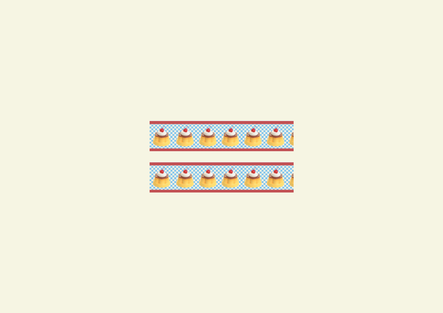 Pudding Washi Tape