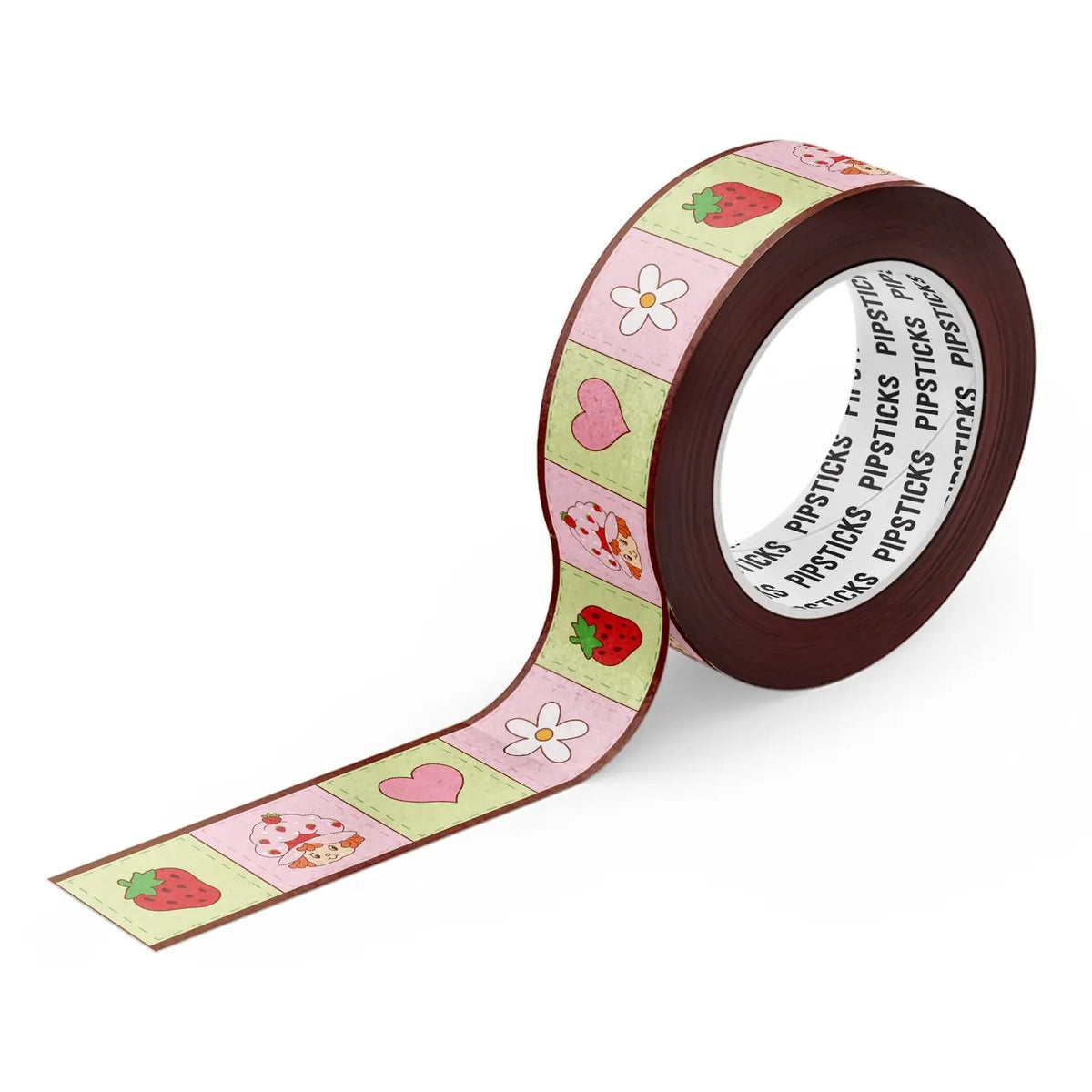 Pipsticks - Strawberry Shortcake Quaint Quilt Washi