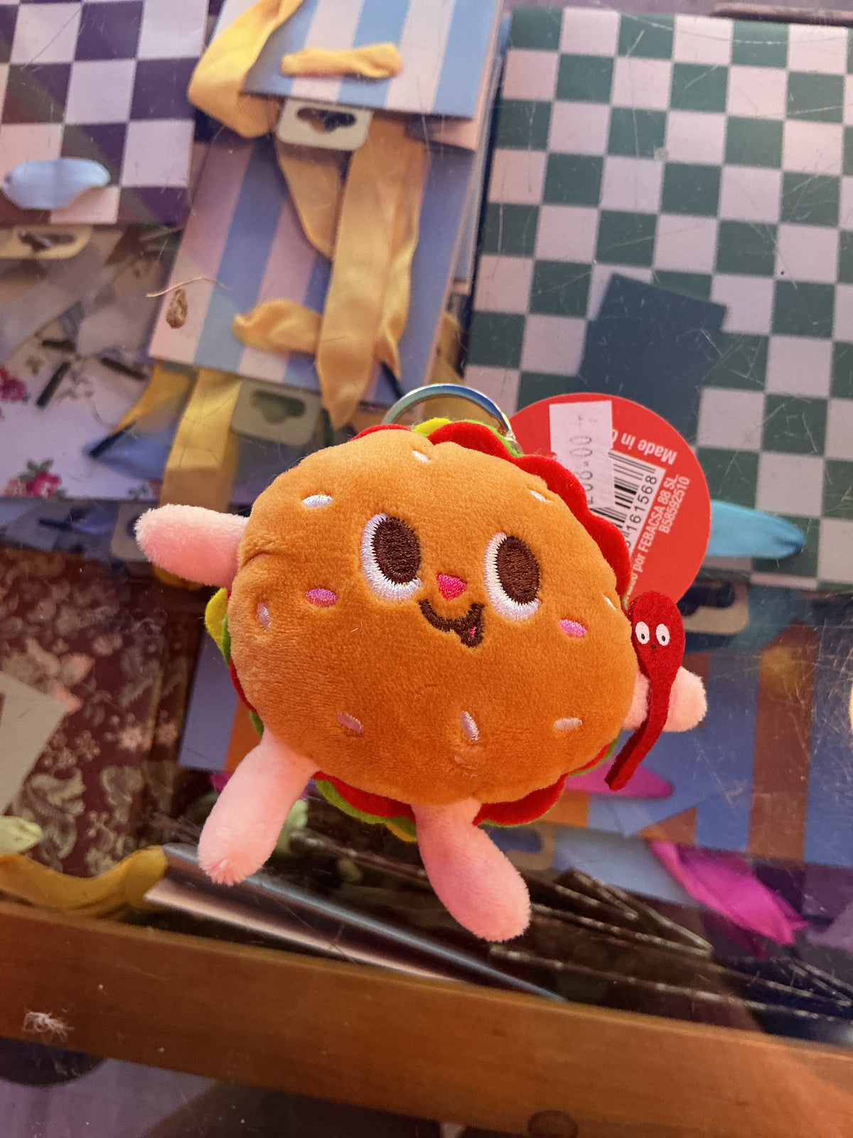 Burger Keyring - Hello Ferretti