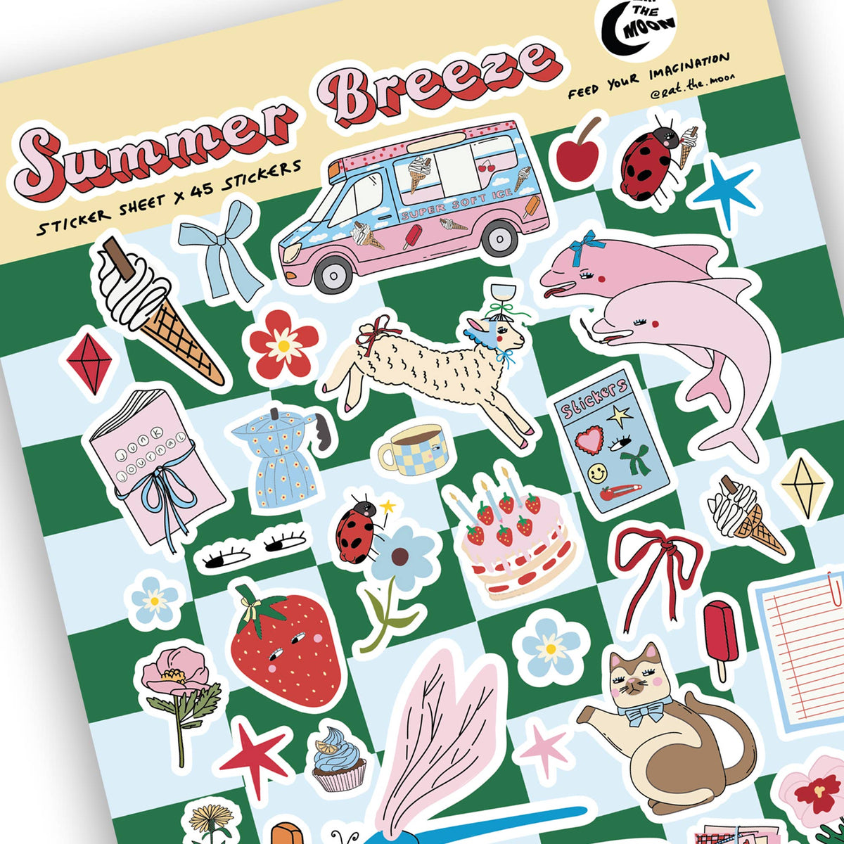A5 Sticker Sheet - Summer Breeze