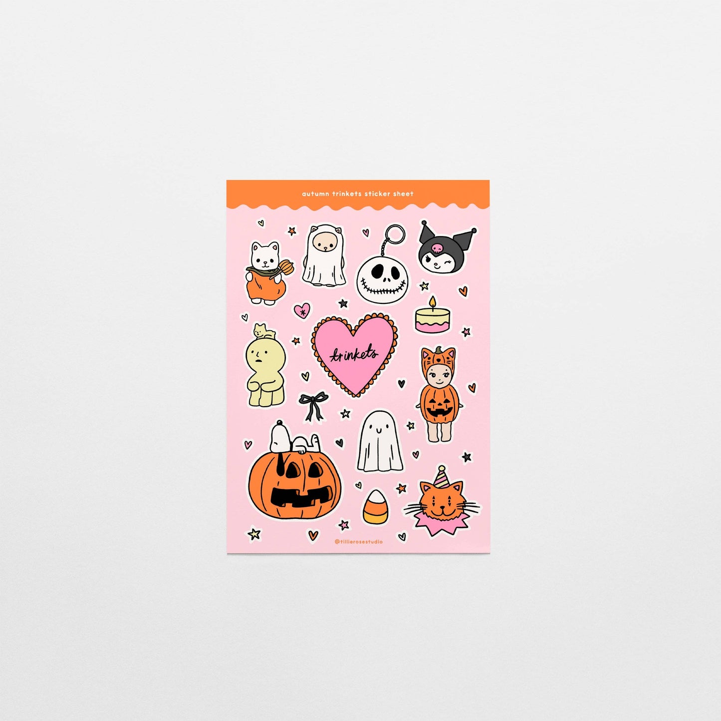 Autumn Trinkets Sticker Sheet