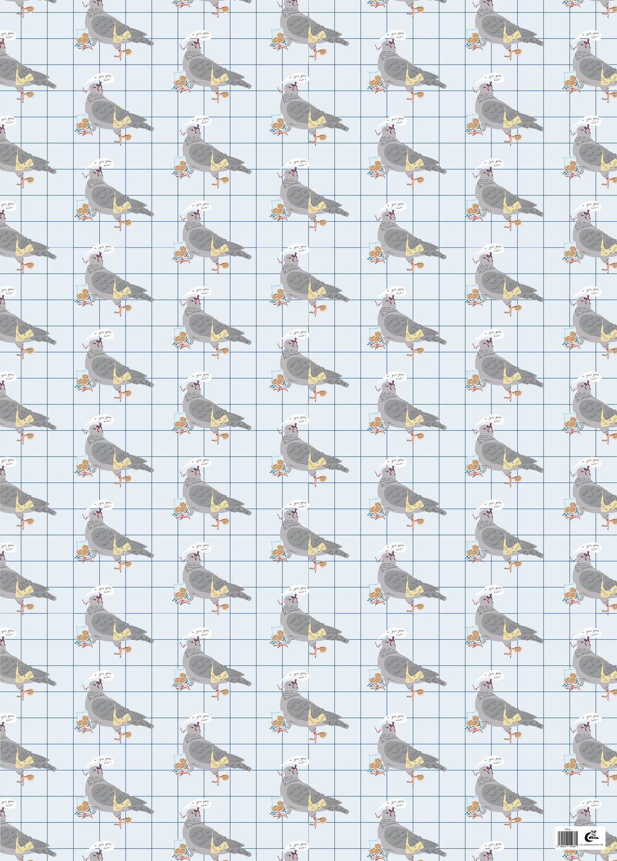 Gift wrap - Pigeon