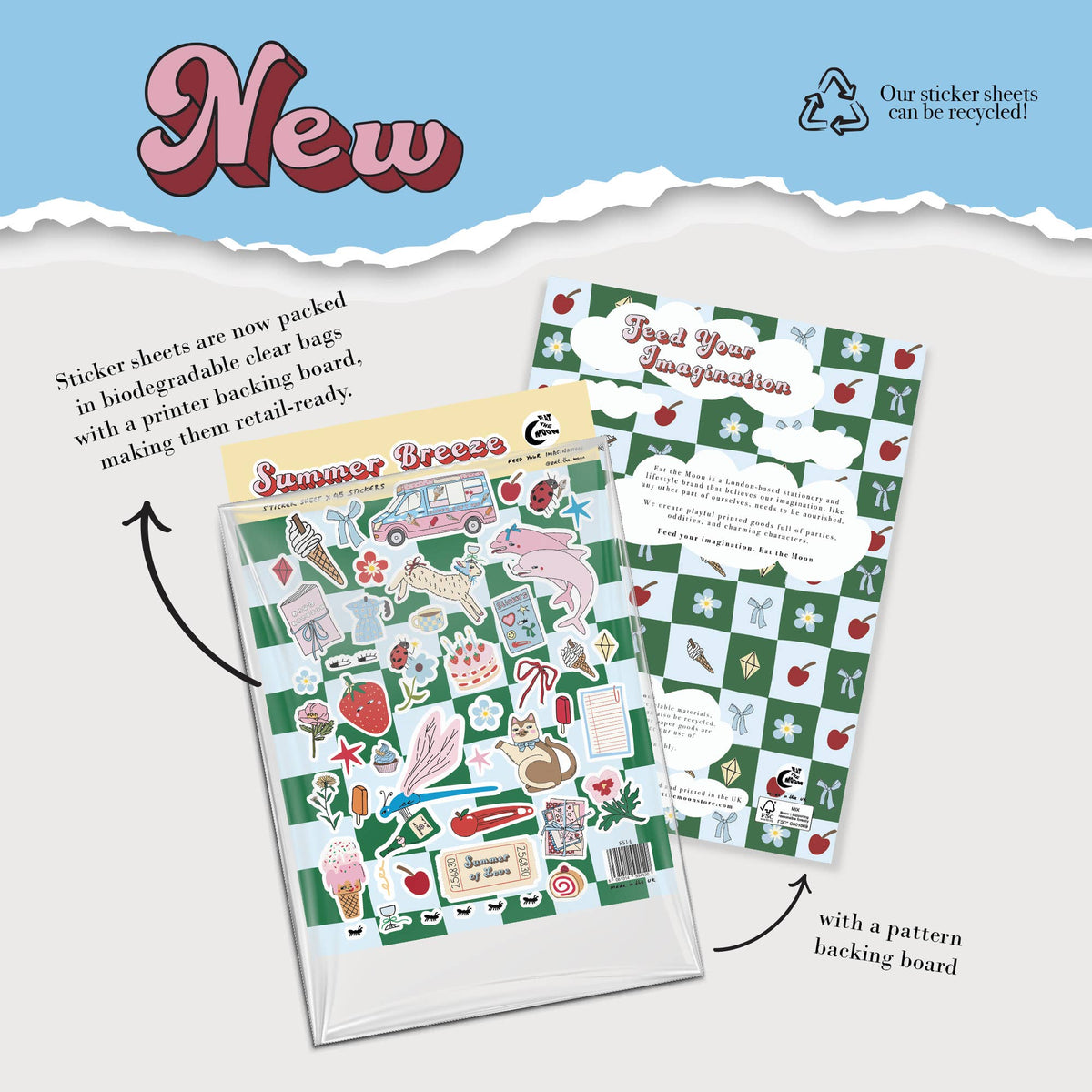A5 Sticker Sheet - Summer Breeze