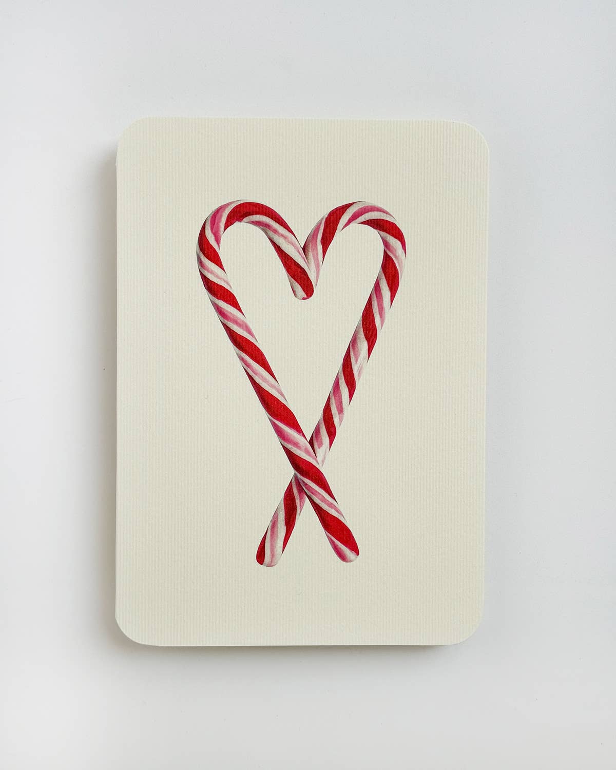 Candy Cane Heart Greeting Card | Birthday Card