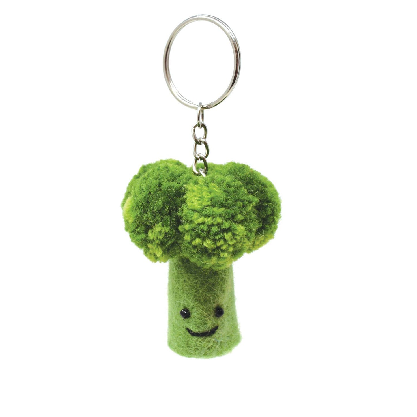 Felt Keychain - Broccoli Felt Keyring