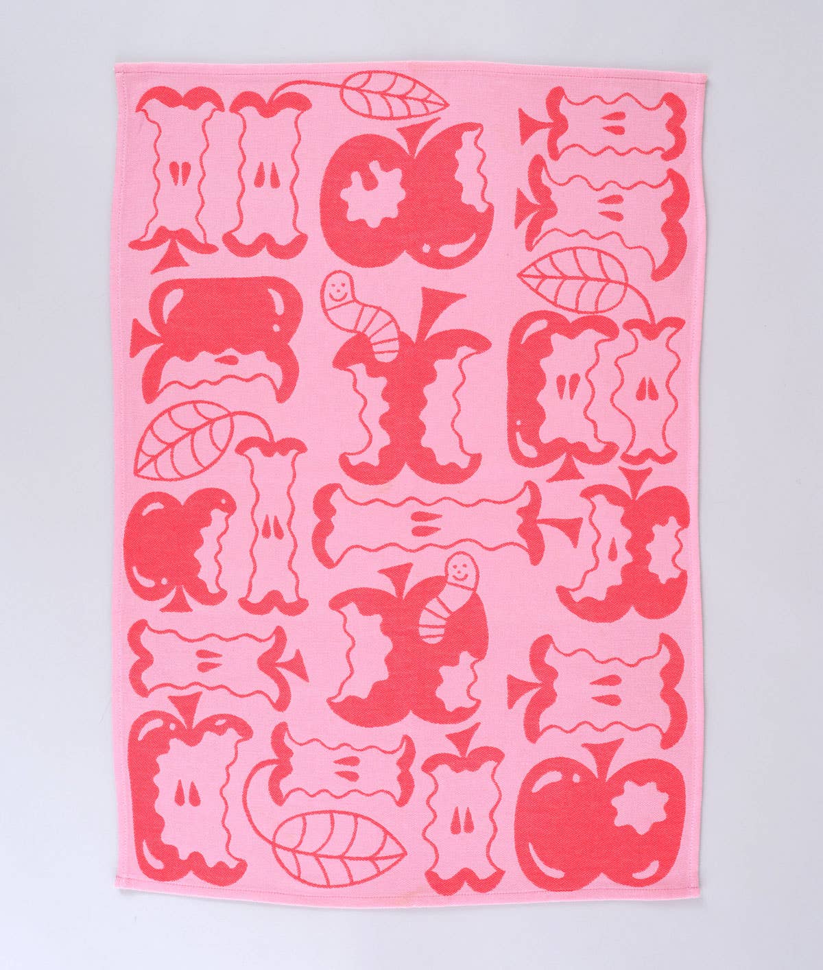 An Apple A Day Woven Cotton Tea Towel