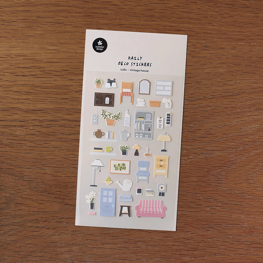 Suatelier Sticker Sheet- vintage house