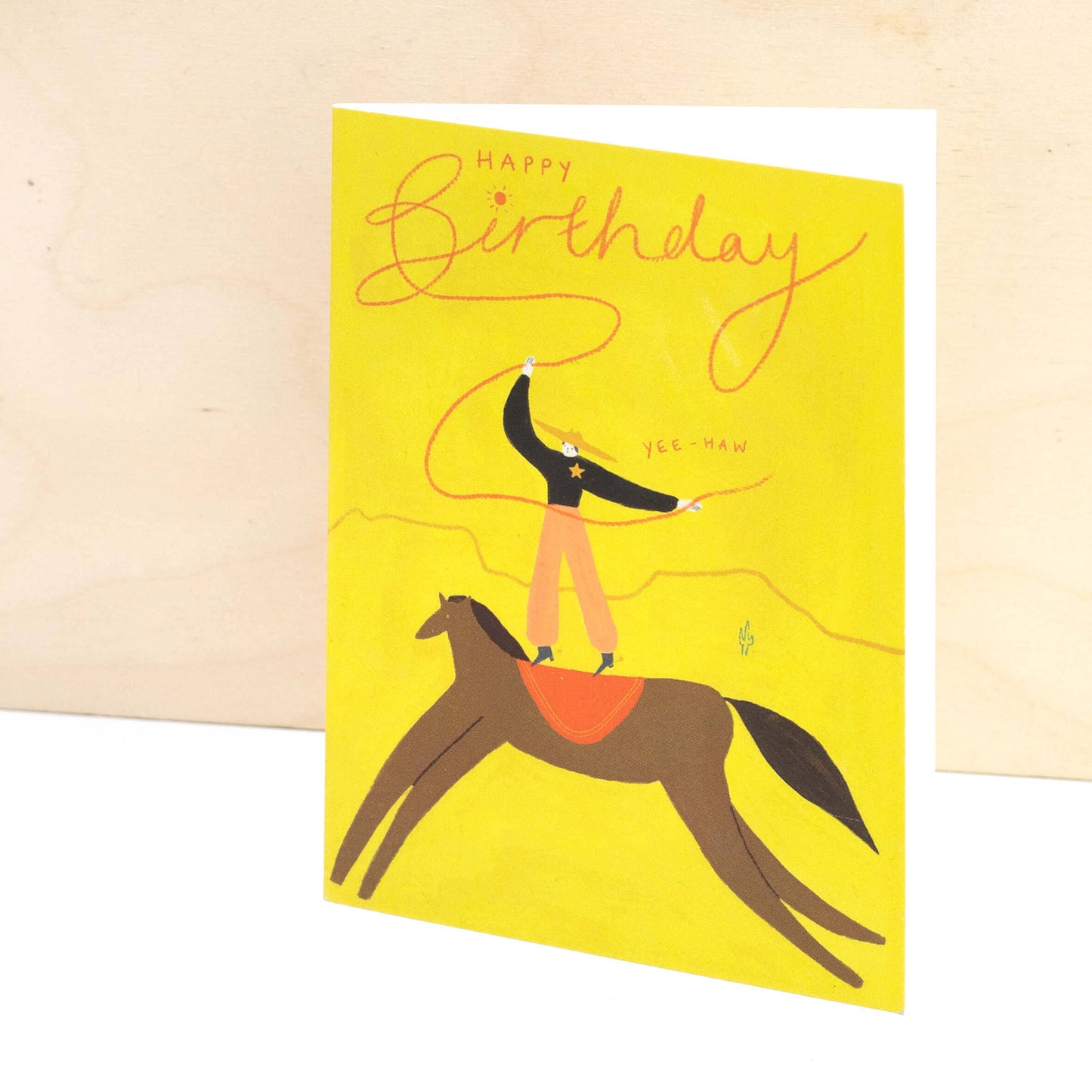 Yee-Haw Cowboy Birthday Card | Cowgirl | Happy Birthday