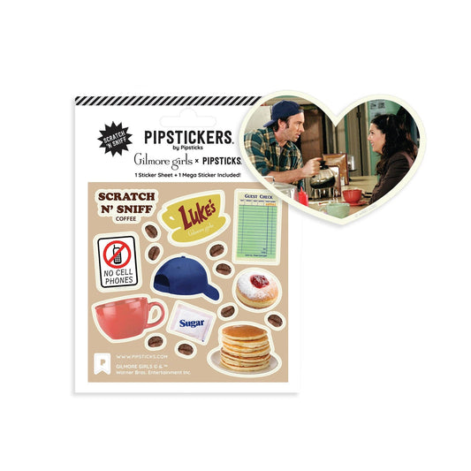 Pipsticks Gilmore Girls Coffee at Luke's Scratch N' Sniff Sticker Sheet